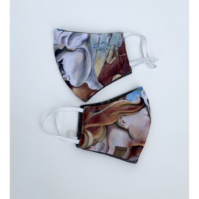 "Lovers Kiss" Face Mask - Constantino Artwork inspired by the artistry of Anton Brzezinski